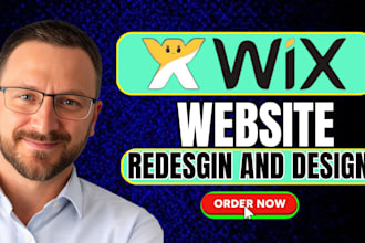 build wix website design, wix redesign, ecommerce store online with sales page
