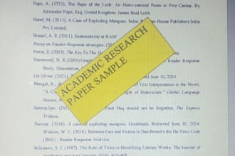 proofread and edit research papers, academic theses, and dissertations