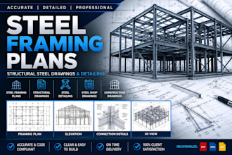steel framing plans structural steel drawings framing details