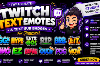 draw chibi twitch emotes vtuber emotes and sub badges