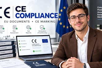 prepare ce compliance documents and eu declaration of conformity