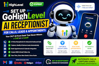 set up gohighlevel ai receptionist, go high level expert, gohighlevel automation