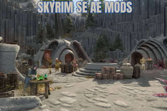 create, port custom skyrim se ae mod , fallout 4, weapon, armor, character, gmod