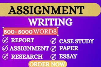 help you to write assignments, case studies and internship reports, apa papers