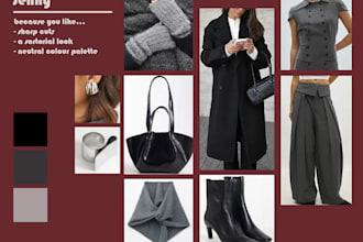 create personal styling moodboards