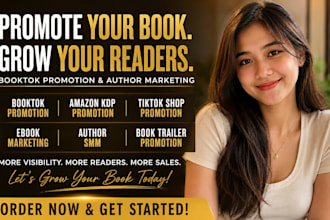 do booktok promotion amazon kdp tiktok shop booktok author SMM ebook marketing