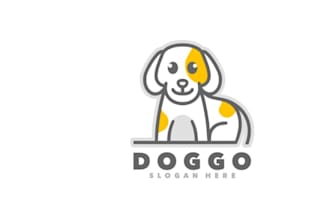 design pet, dog, cat, minimalist, animal logo design for your website business