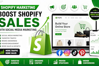 do shopify marketing to boost shopify sales with social media marketing