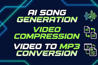 do  ai song generation, and video to mp3 conversi