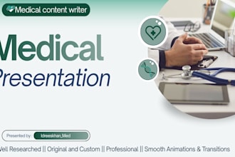 design medical professional power point presentation