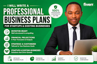 write an investor ready business plans for loan approval