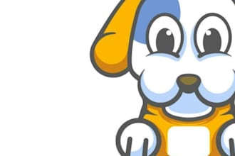 create creative and good looking dog logo design