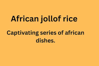 help you prepare jollof rice for yourself, your family, parties, on special time