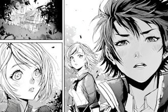 illustrate your manga story with professional art