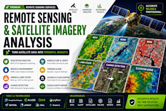 do remote sensing and satellite image analysis using gis and google earth