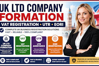 do uk ltd company registration,uk company formation, vat registration, utr, eori