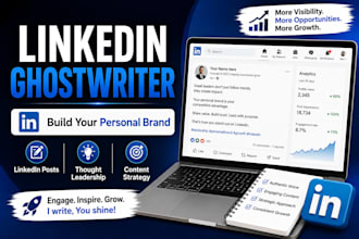 be your linkedin ghostwriter for personal branding and thought leadership