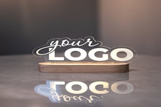 make your logo image into 3d