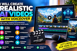 create realistic ai videos with voiceover ai video production content creation