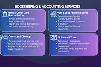 do bookkeeping reconciliation  cleanup and catchup