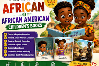 illustrate african and african american children books