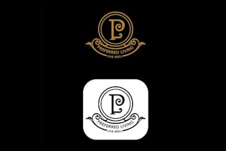 design amazing luxury apartment brand logo