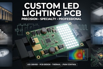 design custom led lighting pcb for professional lighting applications