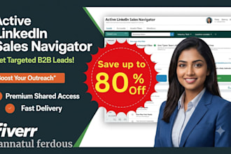 activat  sales navigator account for linkedin lead generation