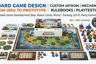 do a clear board game rulebook design, game mechanics, and playtest feedback