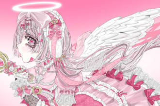 draw custom 2d illustration or avatar