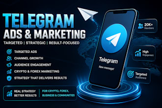 telegram ads and telegram promotion for crypto and forex
