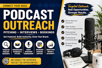 podcast outreach guest pitching booking for podcast interviews