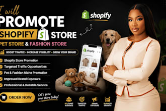 do shopify pet store promotion boost shopify traffic fashion store sales