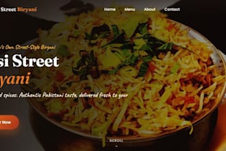 build a responsive food ordering website with whatsapp ordering system