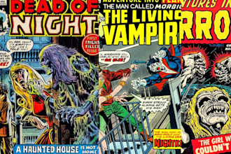 draw action comic scifi horror dark art monster comic retro horror comic gore