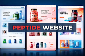 build peptide website research peptide peptide store woocommerce peptide website
