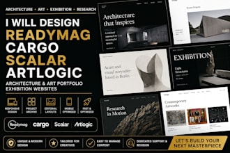 design readymag cargo scalar artlogic architecture exhibition porfolio websites