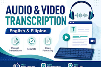 manually transcribe audio and video with high accuracy