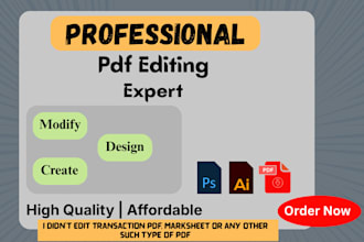 professionally edit and customize your PDF files