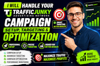 handle your traffic junky campaign setup targeting and optimization