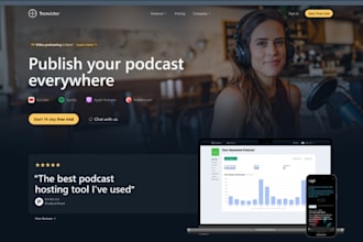 design podcast website podcast host website podcast SEO website