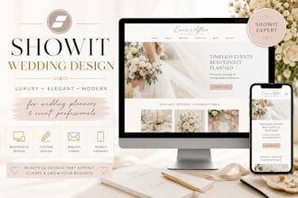 design showit wedding planner website wedding planners event planners