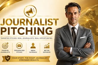 pitch press releases to targeted journalists and news outlets online