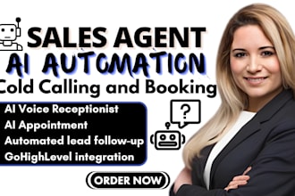ai calling receptionist sales agent ai voice agent for cold calling and booking