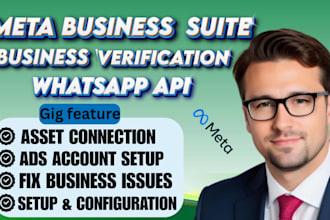 fix meta business manager verification or whatsapp API, domain and meta pixel