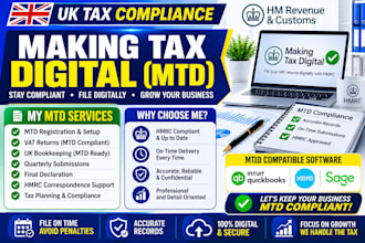 prepare and file UK vat return with mtd and hmrc