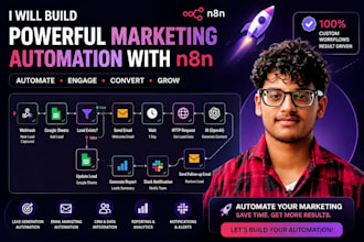 build ai automation workflows using n8n,whatsapp,apis and ai