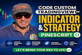 code your tradingview indicator or strategy in pine script