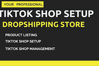 setup tiktok shop create tiktok account management