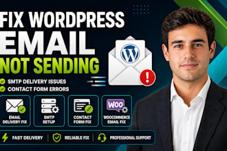 fix wordpress email not sending smtp delivery issues contact form errors